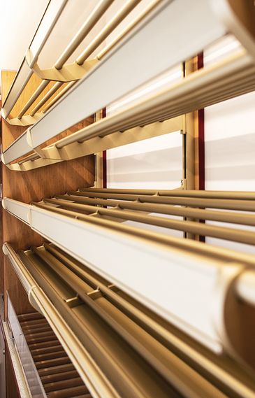 RKB-Marktfahrzeug für Bäcker: Detailansicht Brotregal