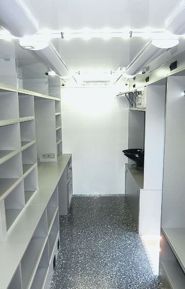 Inneneinrichtung eines Maskenmobils von RKB