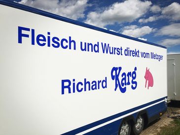 Metzgermobil von RKB für Fleischerei Karg