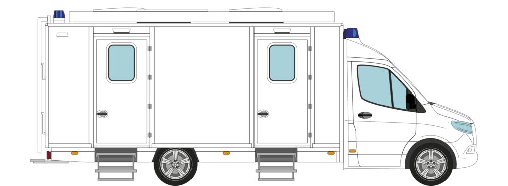 Visualisierung Einsatzleitwagen von RKB