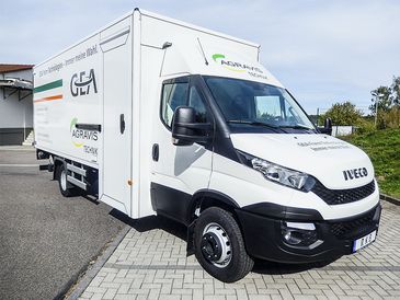 Verteilerfahrzeug von RKB auf einem Iveco-Fahrgestell Verteilerfahrzeug von RKB auf einem Iveco-Fahrgestell