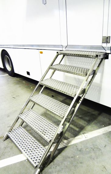 Übertragungswagen von RKB: Seiteneinstieg