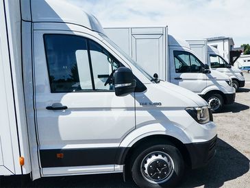 KEP-Fahrzeuge von RKB auf einem MAN-Fahrgestell